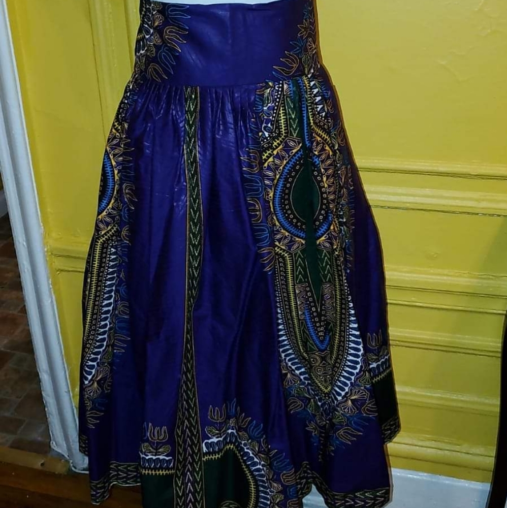 Printed Long Skirt